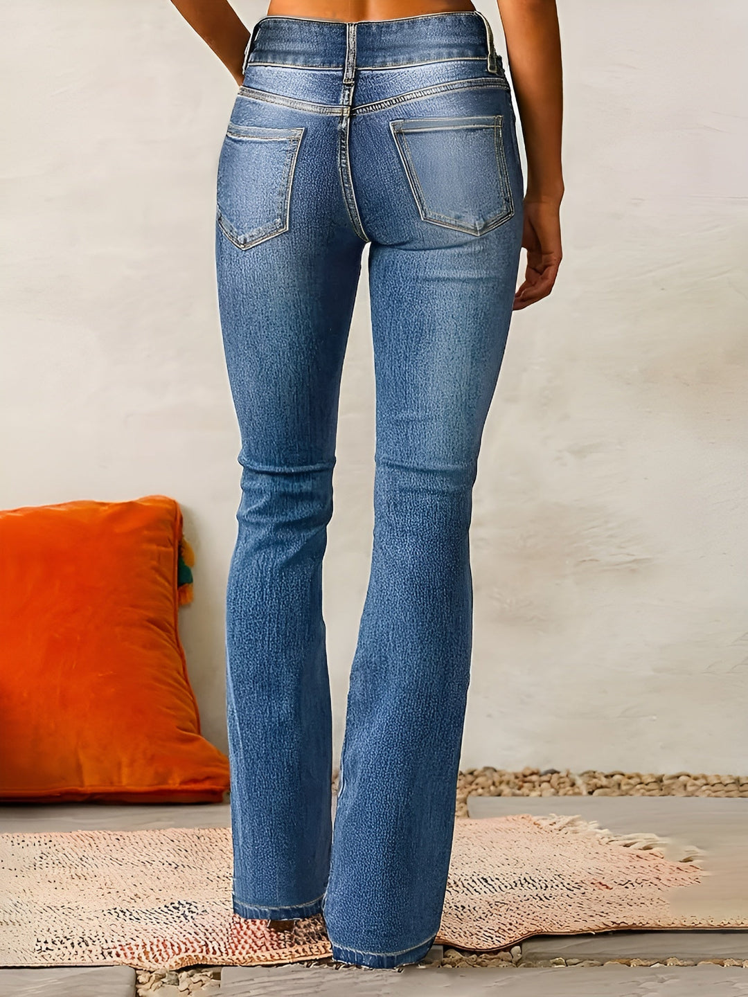 Elena | Jeans svasati a vita alta