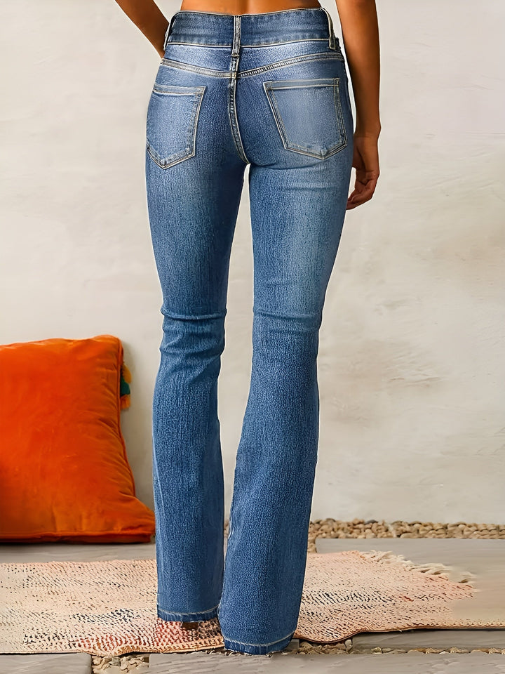 Elena | Jeans svasati a vita alta