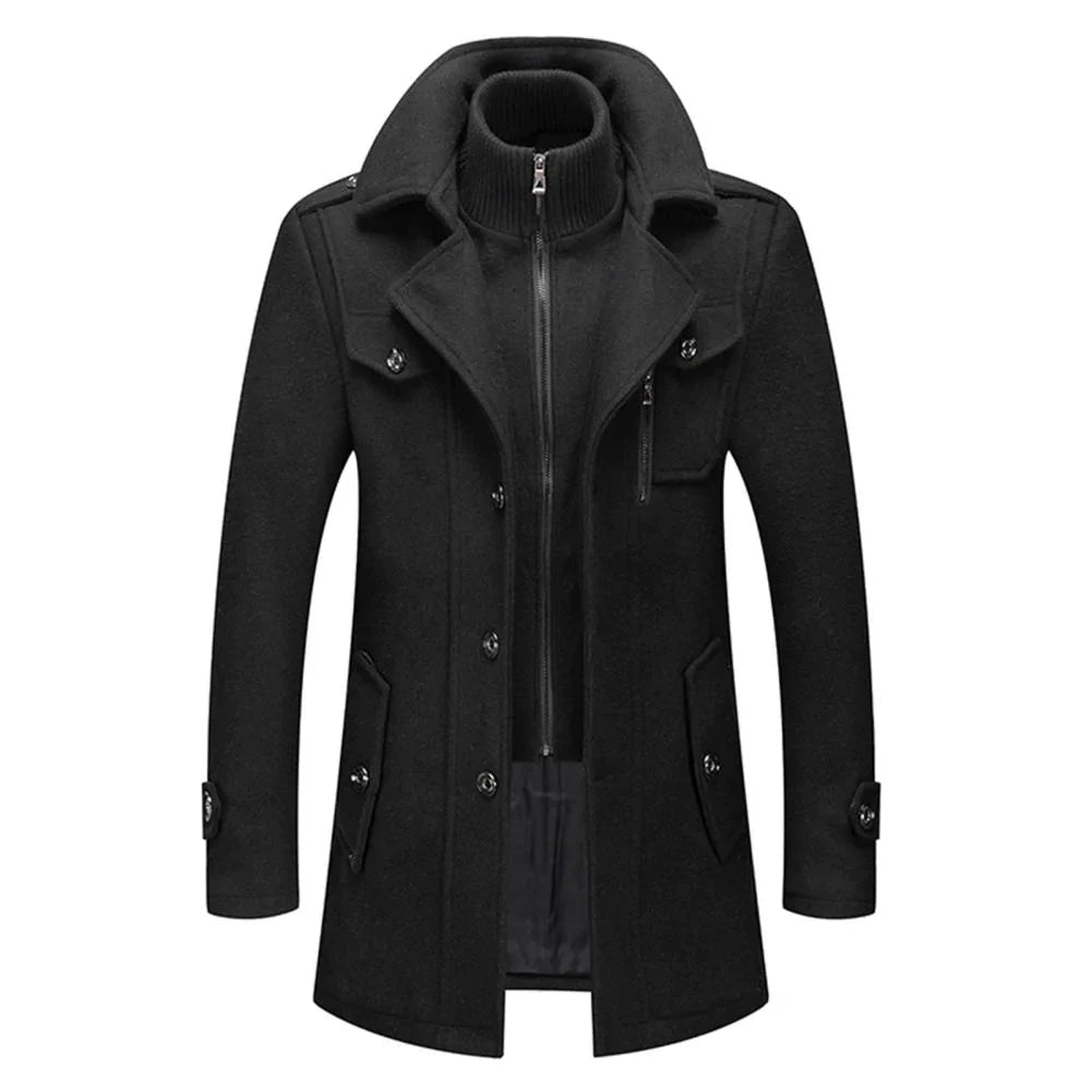 Chris - Cappotto in lana riscaldante