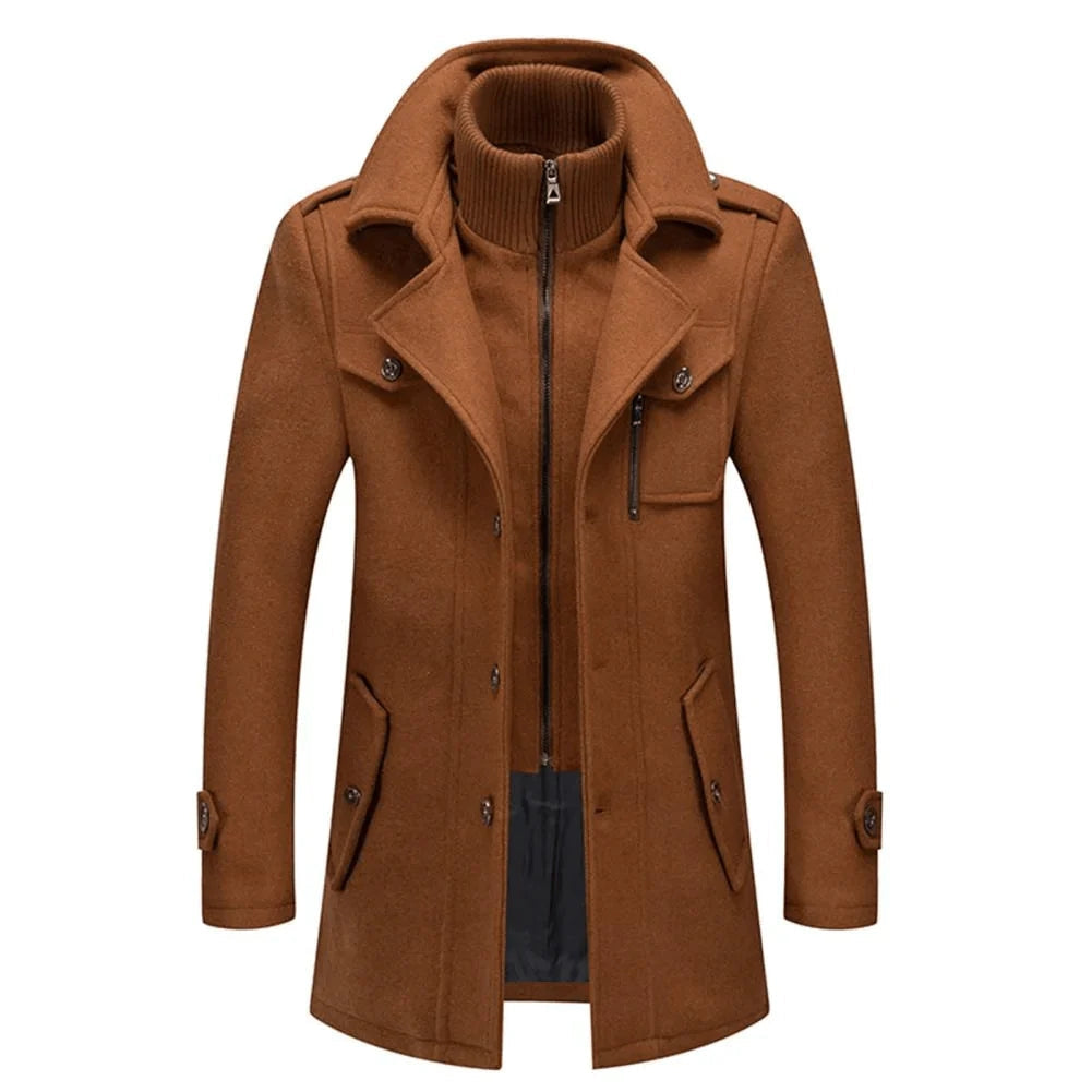 Chris - Cappotto in lana riscaldante
