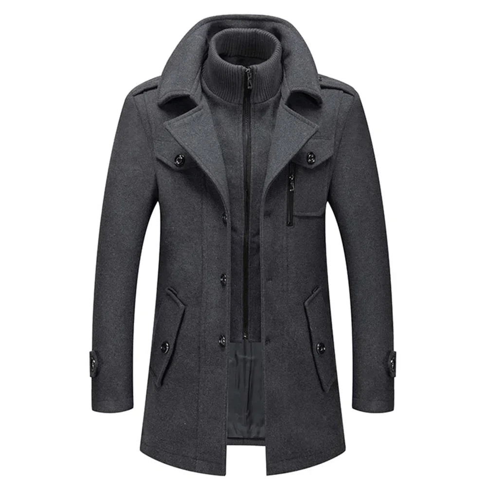 Chris - Cappotto in lana riscaldante