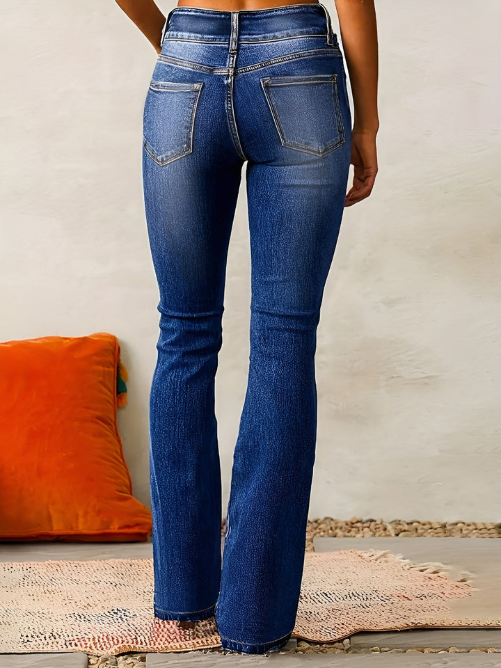 Elena | Jeans svasati a vita alta