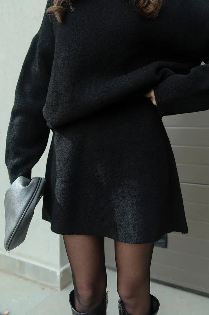 Set top e gonna in maglia